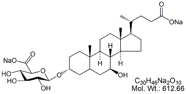 UDC43N: Ursodeoxycholic Acid 3-O-β-D-Glucuronide (Disodium Salt)