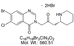 HLF67X: Halofuginone RC 7 (2HBr)