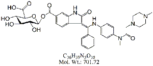 NTD60: Nintedanib Desmethyl-O-Glucuronic Acid