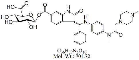 NTD60: Nintedanib Desmethyl-O-Glucuronic Acid
