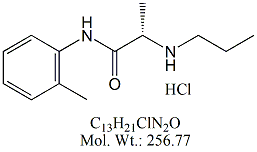 PCL52H: Prilocaine S-Isomer (HCl)