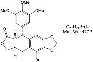 PPT57: Podophyllotoxin 4-Deoxy 10-Bromo