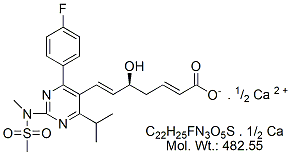 RSV14C: Rosuvastatin EP Impurity N (Calcium)