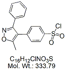 VXB54: Valdecoxib Sulfonyl Chloride