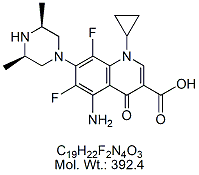 SFX00: Sparfloxacin