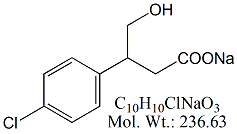 BCF64N: Baclofen RC 4 (Sodium)