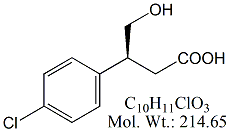 BCF65A: Baclofen RC 5 (Acid)