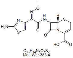 CFX53A: Ceftizoxime (6S,7S)-Isomer