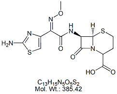CFX64A: Ceftizoxime RC 4