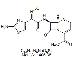 CFX00N: Ceftizoxime Sodium