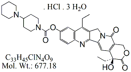 ITC00H: Irinotecan HCl Trihydrate