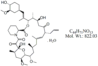 TCL00H: Tacrolimus Monohydrate