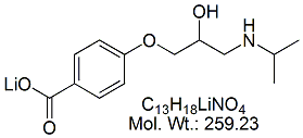 BSP15L: Bisoprolol EP Impurity O (Lithium Salt)