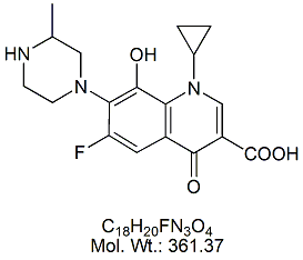 GTF21: Gatifloxacin USP RC A