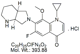 MXF31H: Moxifloxacin Decarboxy Analog