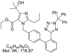 OLM51: Olmesartan Ethyl Ester N2-Trityl Analog