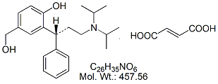 TTR36F: Tolterodine 5-Hydroxymethyl (R)-Isomer (Fumarate)