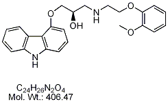 CVD12R: Carvedilol (R)-Isomer