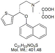 DLX32X: Duloxetine N-Methyl (S)-Isomer Oxalate