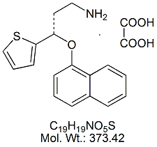 DLX33X: Duloxetine N-Desmethyl (S)-Isomer Oxalate