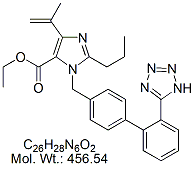 OLM43: Olmesartan Anhydro Acid Ethyl Ester