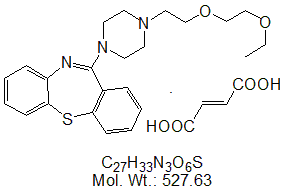 QTP42F: Quetiapine Ethyl Ether (Fumarate)