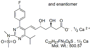 RSV02C: Rosuvastatin EP Impurity B (Calcium Salt)