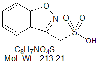 ZNS21A: Zonisamide USP RC A (Acid)