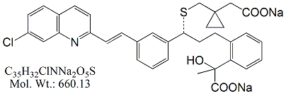 MTL52N: Montelukast Dicarboxylic Acid Disodium Salt : 10 MG