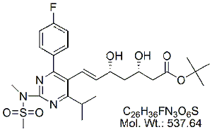 RSV67: Rosuvastatin (3S,5R)-Isomer t-Butyl Ester