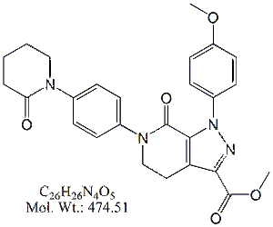APX25: Apixaban USP RC E