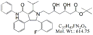 ATV82: Atorvastatin 2-Fluoro t-Butyl Ester