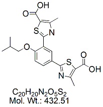 FBX47: Febuxostat Dithiazole Acid Impurity