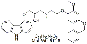 CVD40: Carvedilol p-Benzyloxy Impurity