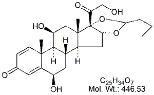 BDS54: Budesonide 6-beta-Hydroxy Impurity