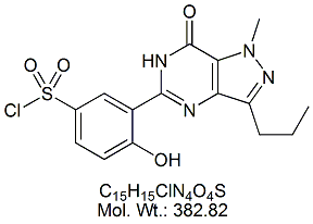 SDF40: Sildenafil Chlorosulfone O-Desethyl Impurity