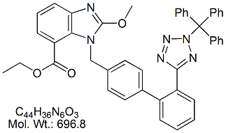 CST47: Candesartan Ethyl Ester N2-Trityl Methoxy Analog