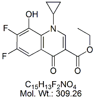 MXF34: Moxifloxacin Difluoro Hydroxy Ethyl Ester