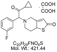 PRS53X: Prasugrel meta-Fluoro Isomer Thiolactone Oxalate
