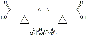 MTL43: Montelukast Disulfide Diacid Impurity