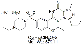VDF00H: Vardenafil Hydrochloride Trihydrate