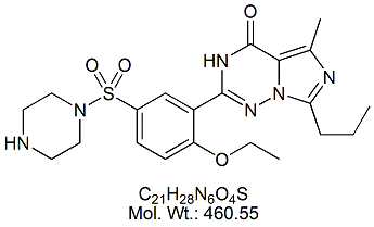 VDF52: Vardenafil N-Desethyl Impurity