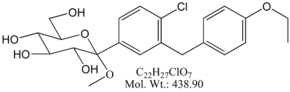 DPG56: Dapagliflozin Methoxy Pyranose Impurity