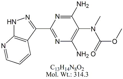 RCG53: Riociguat N-Desfluorobenzyl Impurity