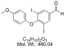 LTX38: Levothyroxine Methoxyphenoxy Aldehyde Impurity