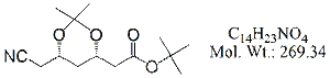 ATV87: Atorvastatin Acetonide t-Butyl Ester Side Chain (4S,6S)-Isomer