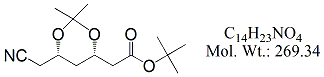 ATV87: Atorvastatin Acetonide t-Butyl Ester Side Chain (4S,6S)-Isomer