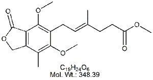 MCP34: Mycophenolic Acid O-Methyl Methyl Ester