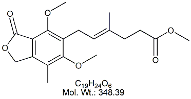 MCP34: Mycophenolic Acid O-Methyl Methyl Ester