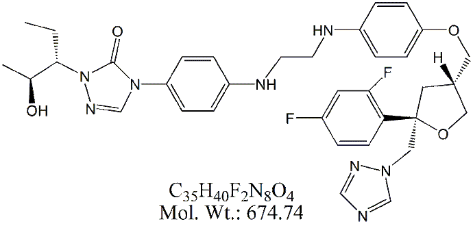 PSC77: Posaconazole Desethylene Impurity